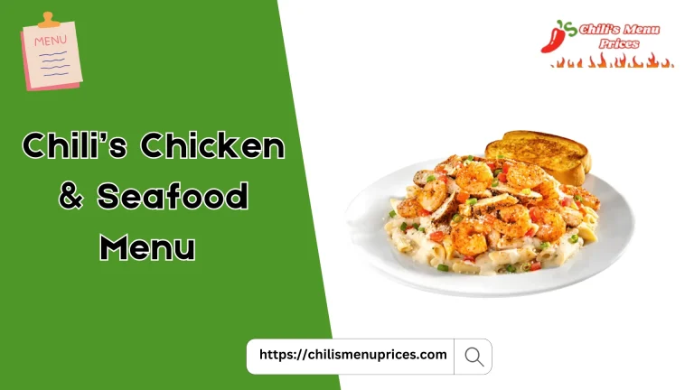 Chili’s Chicken & Seafood Menu