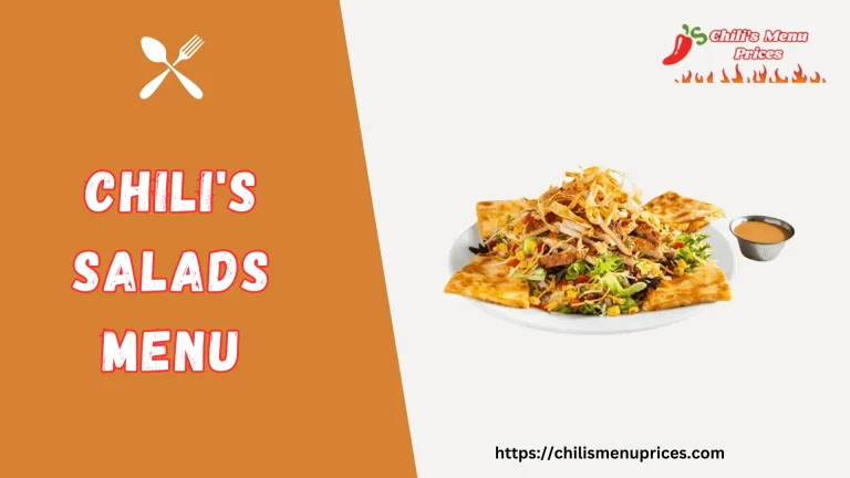 Chili's Salads Menu