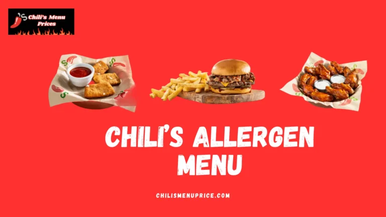 Chili’s Allergen Menu