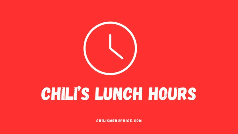 Chili’s Lunch Hours